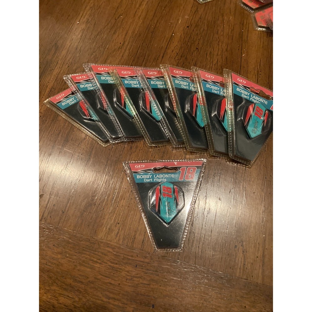 Bobby LABONTE Dart FLIGHTS 9-sets Of 3 Each Nascar 18
